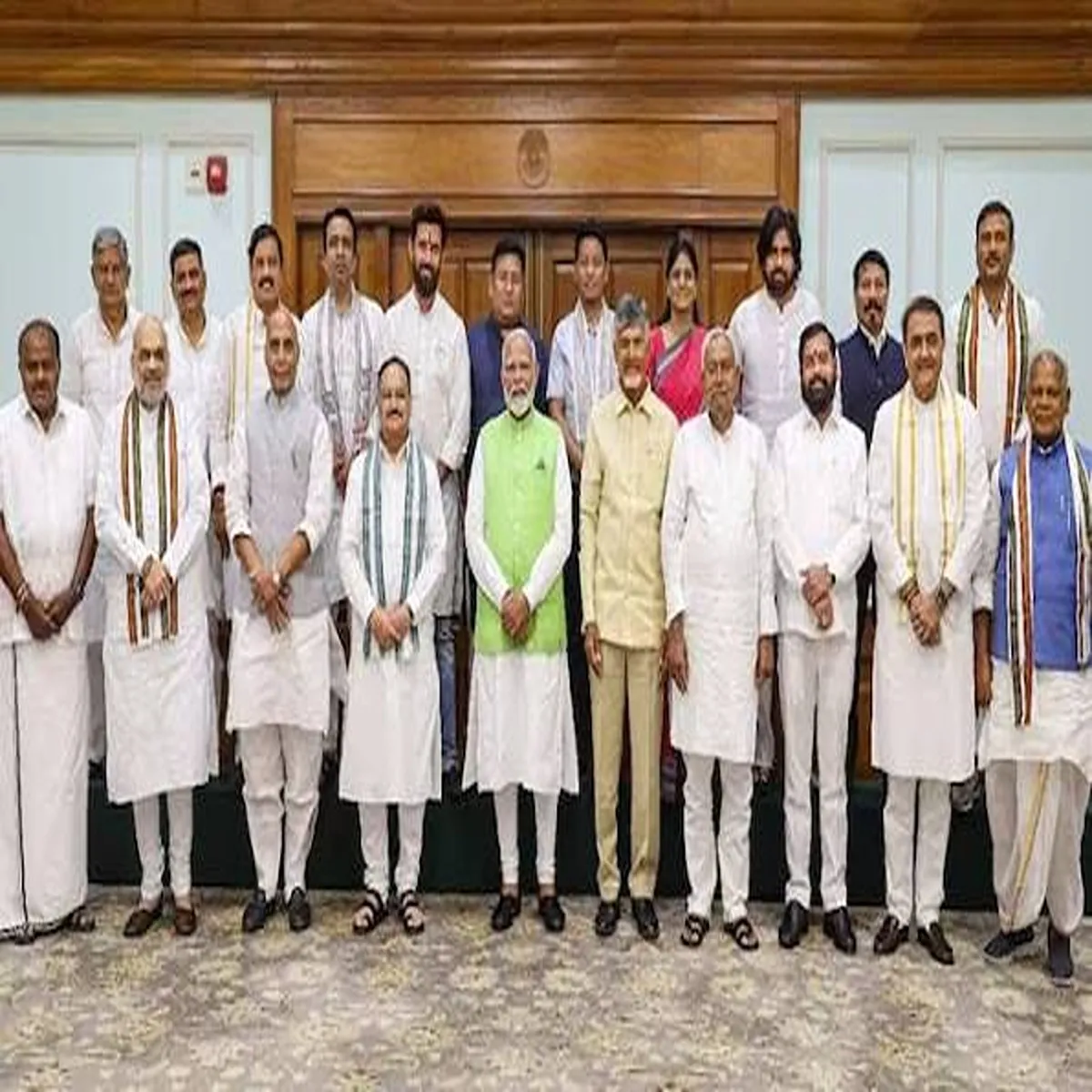 Parliament nda leaders meet exam reform