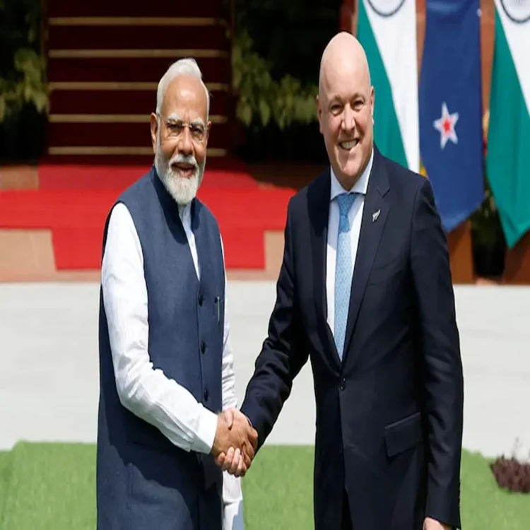 New zealand pm modi official visit
