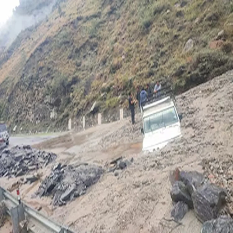 Nh5 kinnaur highway reopens after debris flow