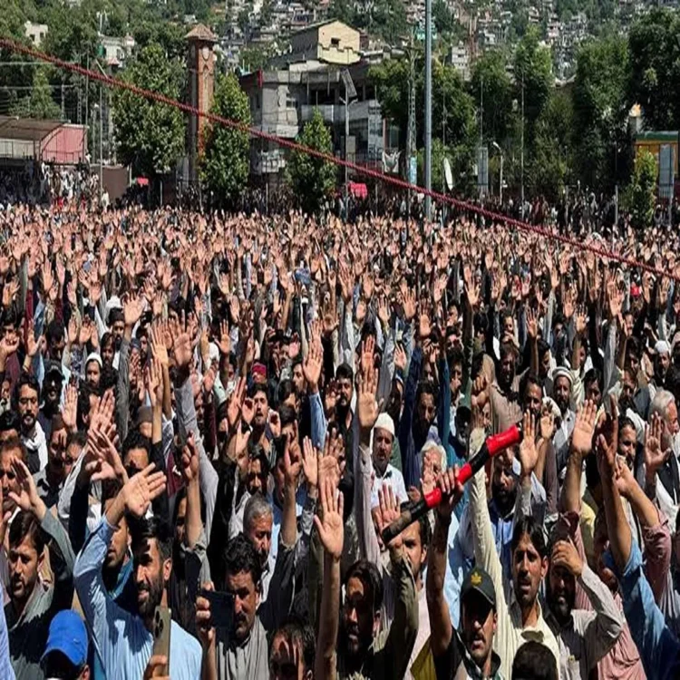 Pojk rawalakot protests rights concerns
