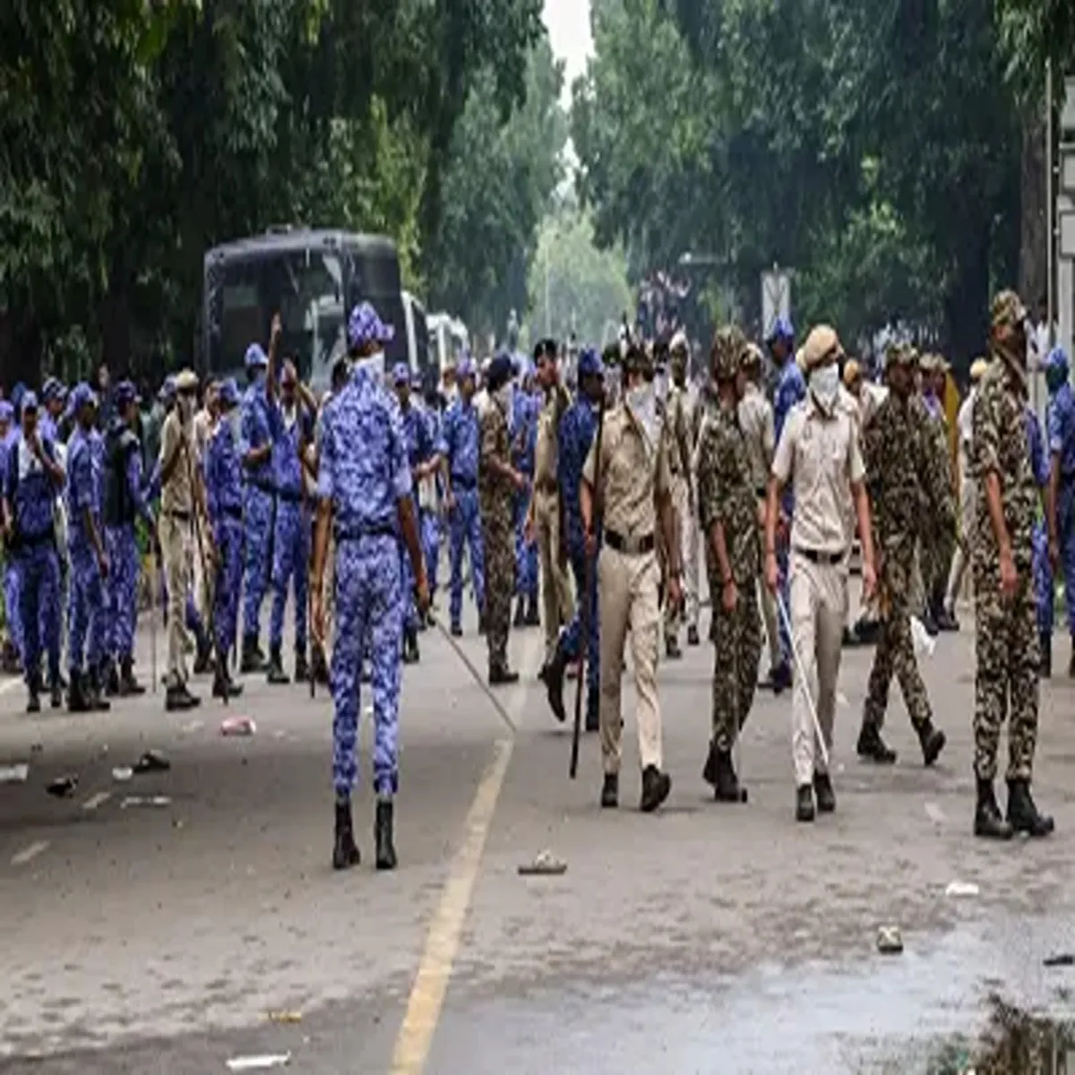 Protest security tight vigil continues authorities