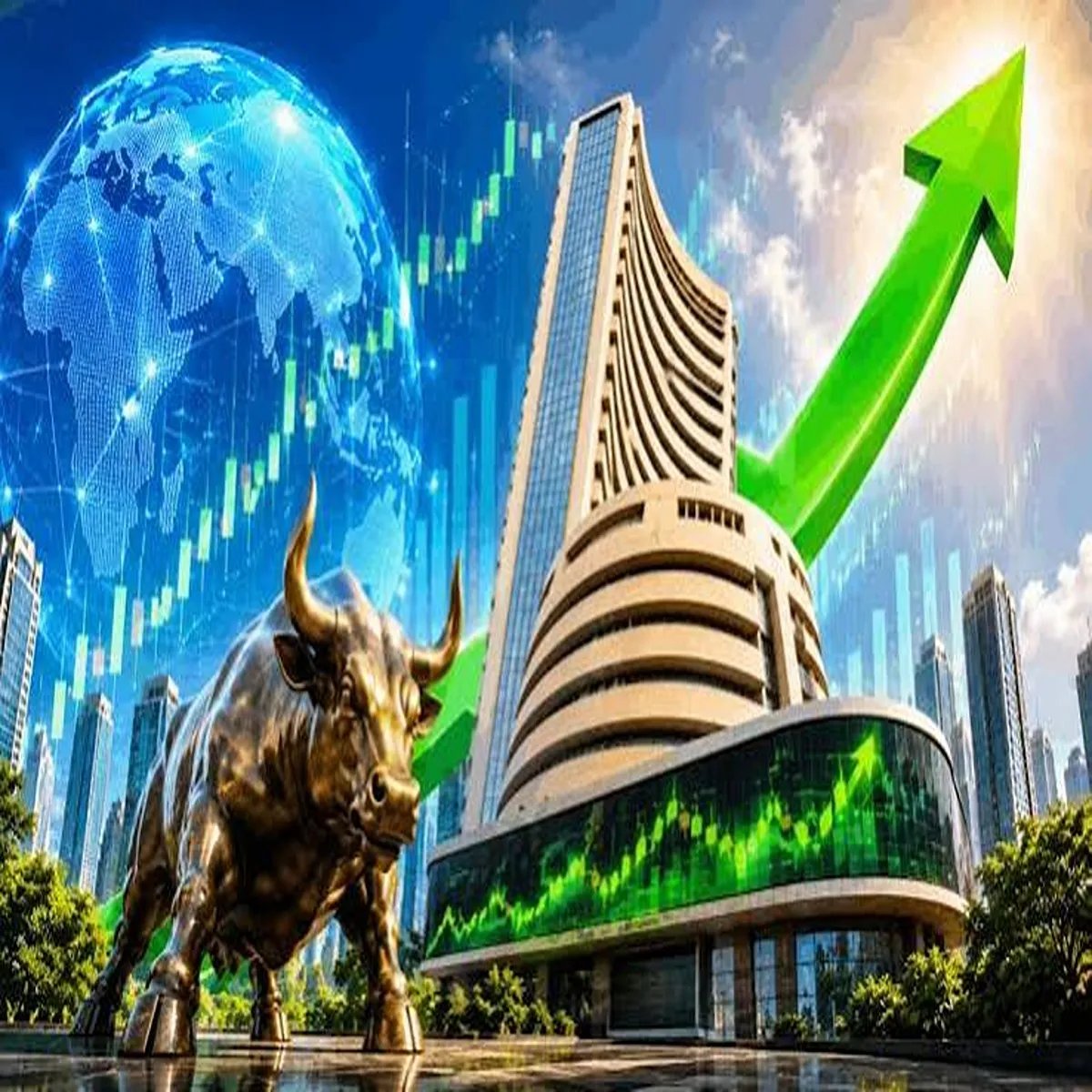 Markets sensex nifty rise realty banks