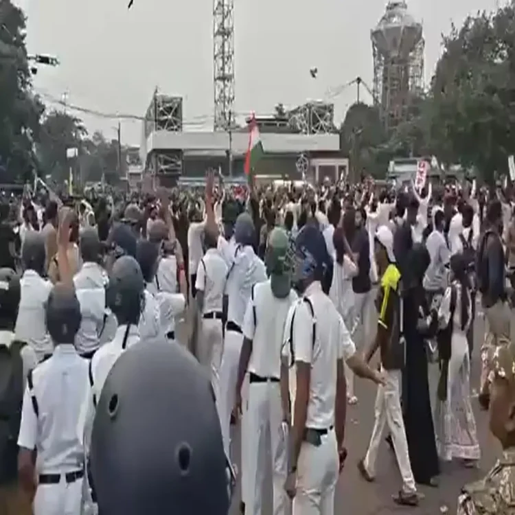 Six firs after neet protest