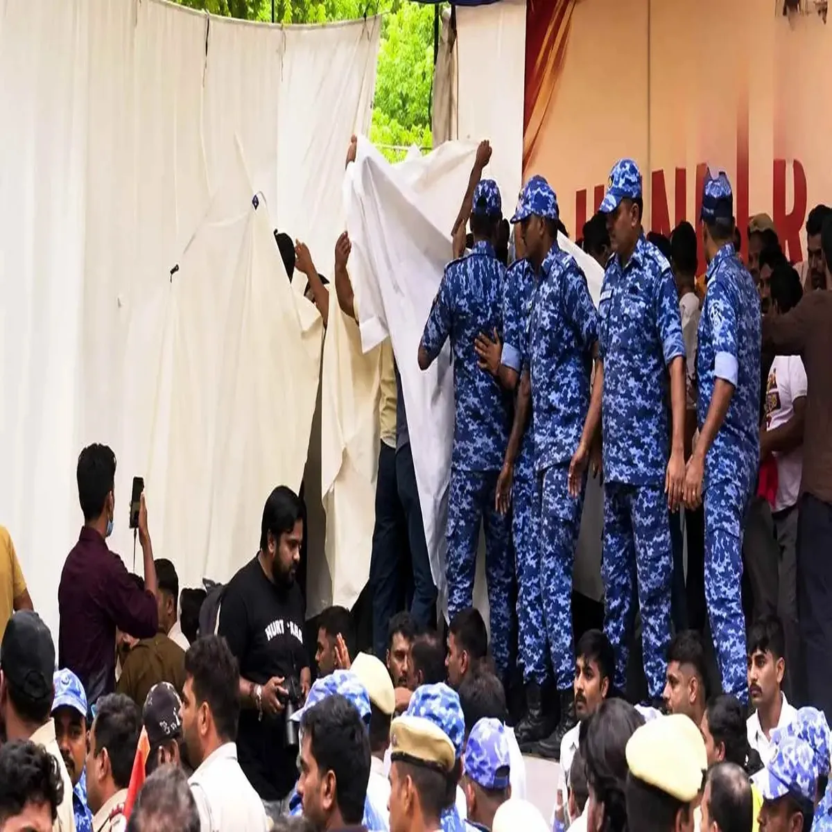 Protest opposition leaders question police action