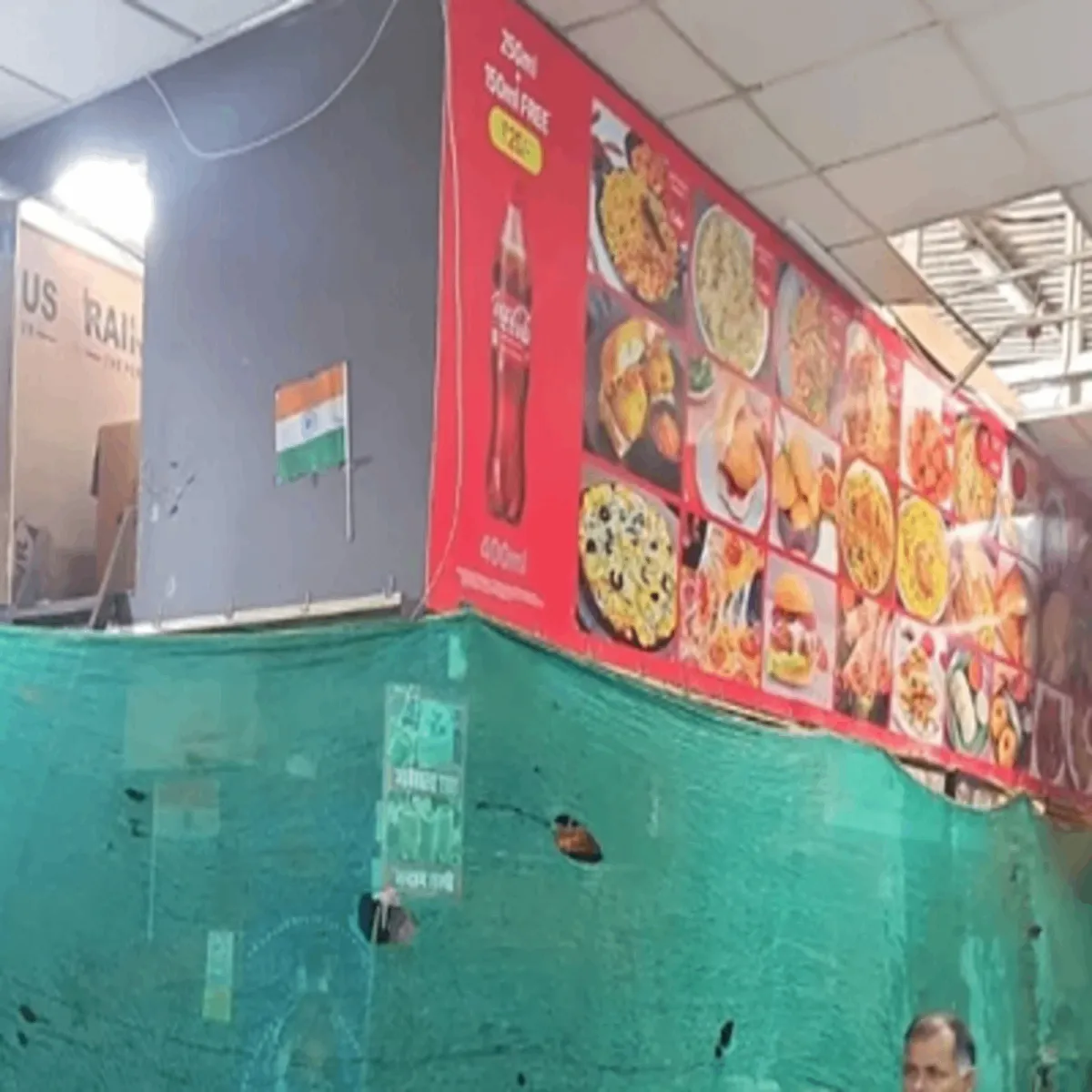 Railway hygiene thane station stall sealed