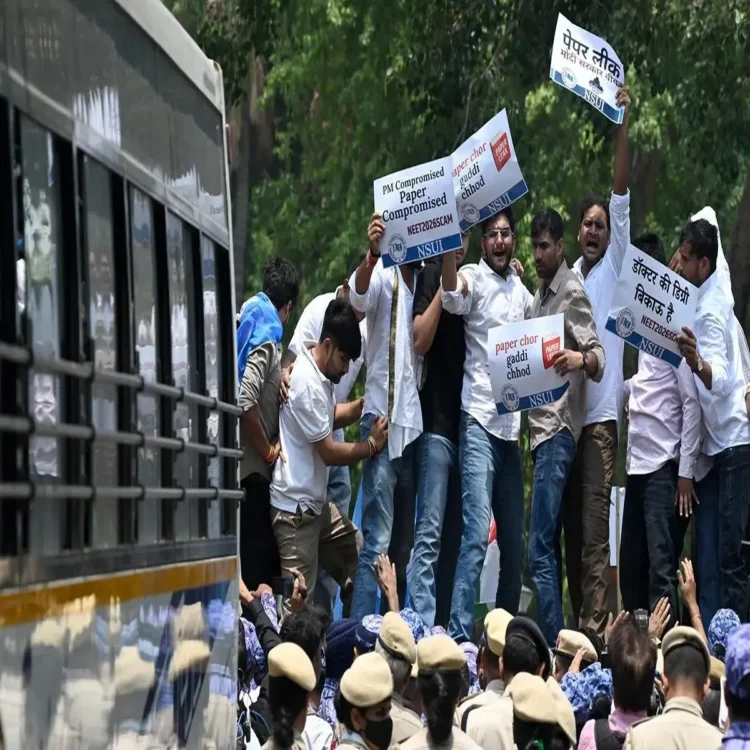 Tmc dmk back congress neet protest