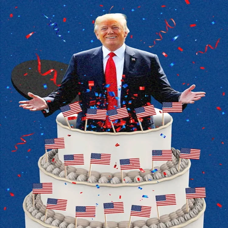 Trump marks 250 years us independence
