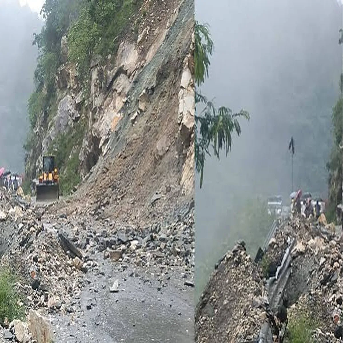 Uttarkashi persistent rain triggers repeated landslides