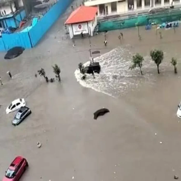 Vasai virar flooding builders waterlogging claims