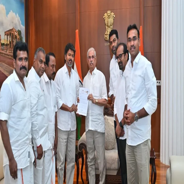 Vijay first coalition alliance meeting tamil nadu