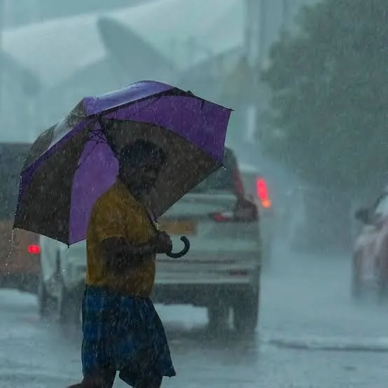 Weather low pressure system brings rain