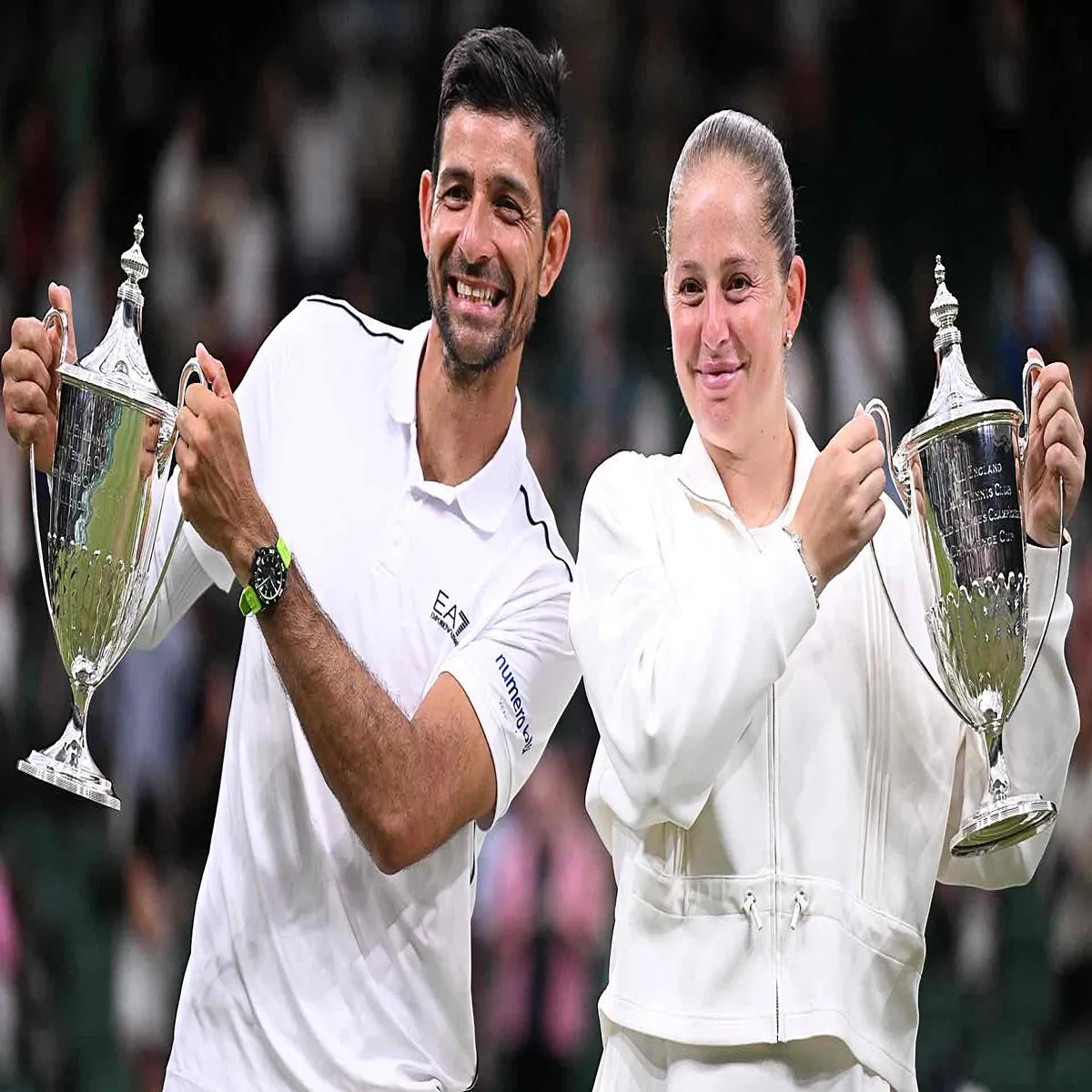 Wimbledon ostapenko arevalo complete mixed doubles