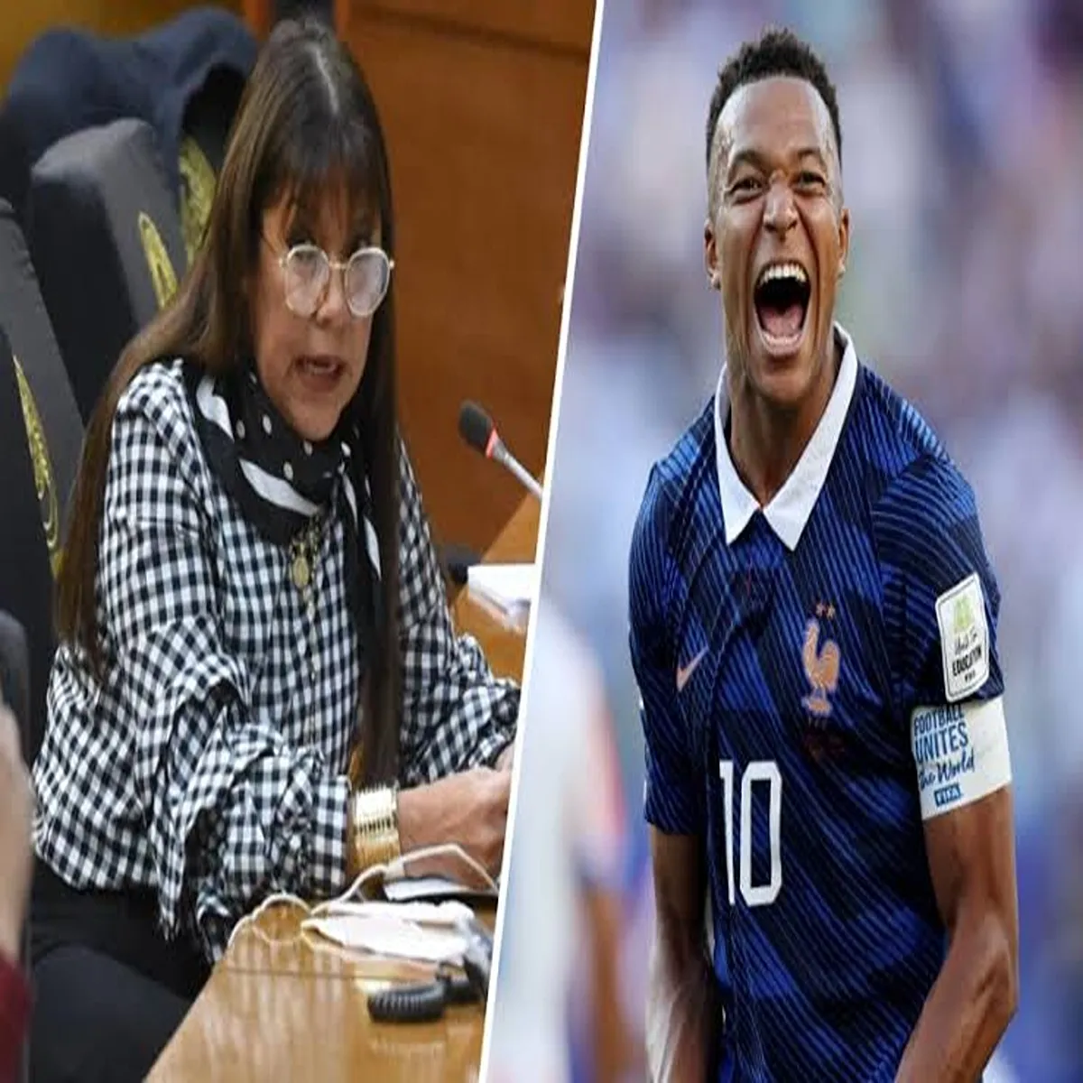 World cup mbappe france condemn racist