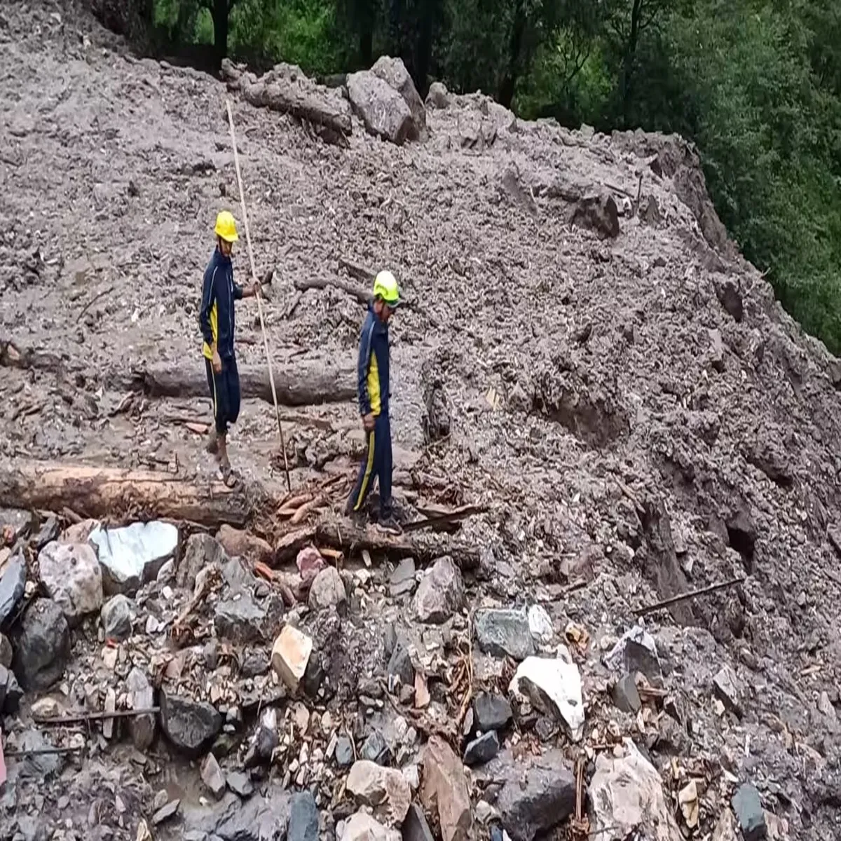 Weather alert heavy rain damages yamunotri