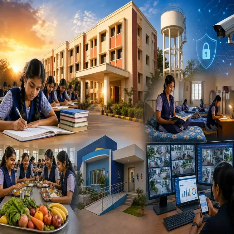 Andhra student welfare hostels modernisation drive