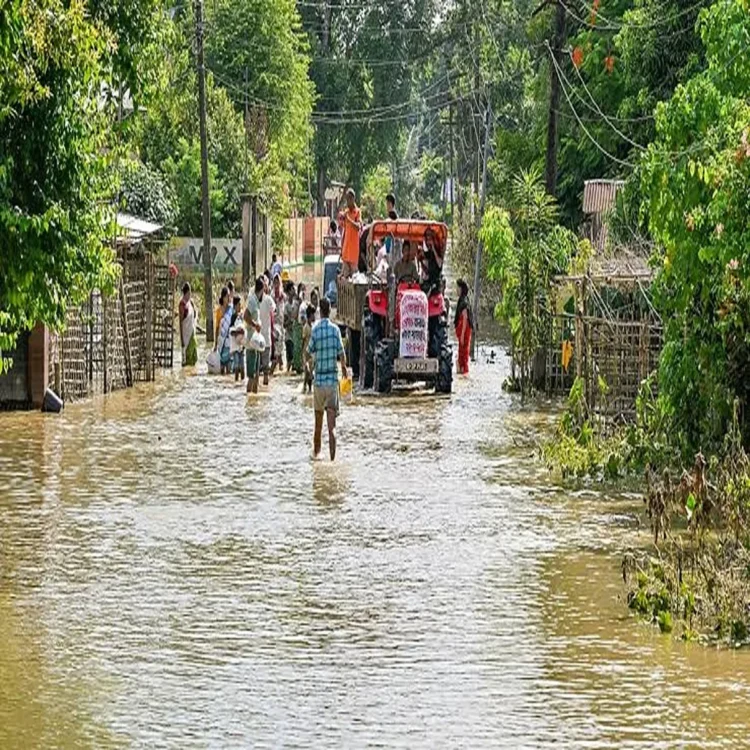 Assam flood death toll 80