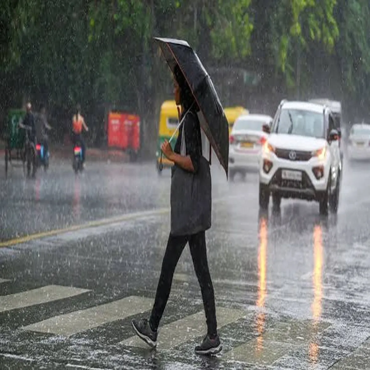 Weather alert delhi ncr enjoys rain