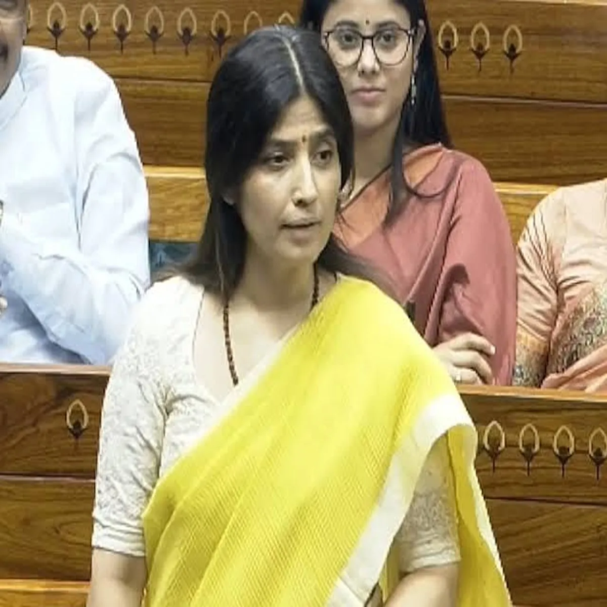 Oppositionpolitics dimple yadav accuses government using