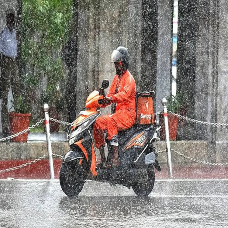 Gig economy monsoon delivery earnings risks
