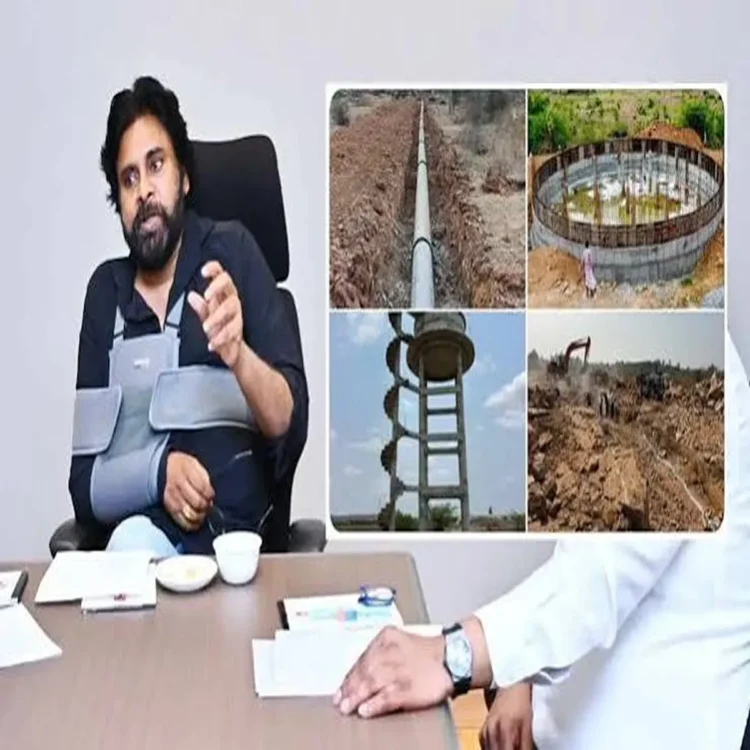 Jal jeevan mission godavari water grid progress