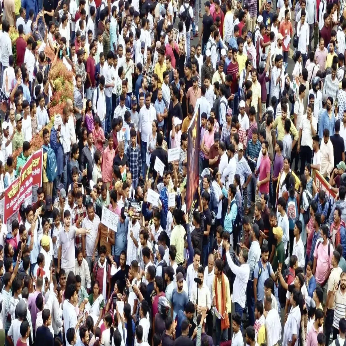 Jharkhand protest congress backs students seeking