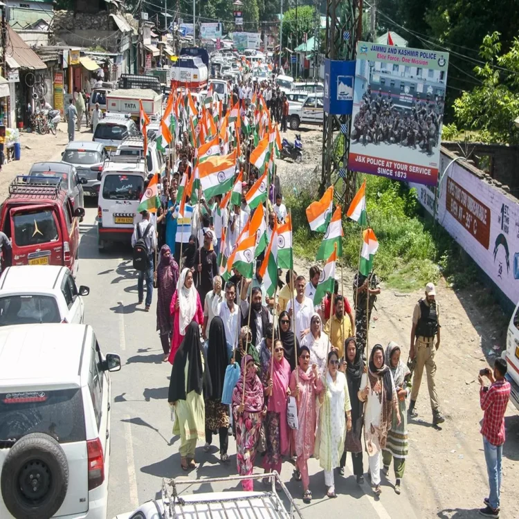 Kashmir bjp anantnag slogan row