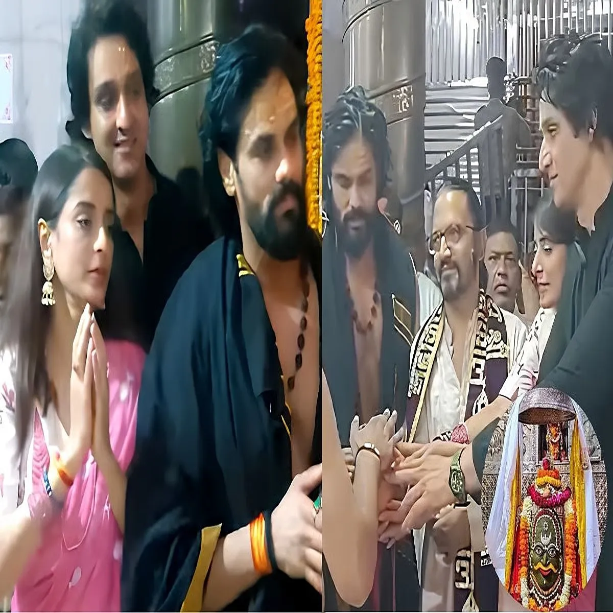 Mahabharat cast visits mallikarjuna jyotirlinga during