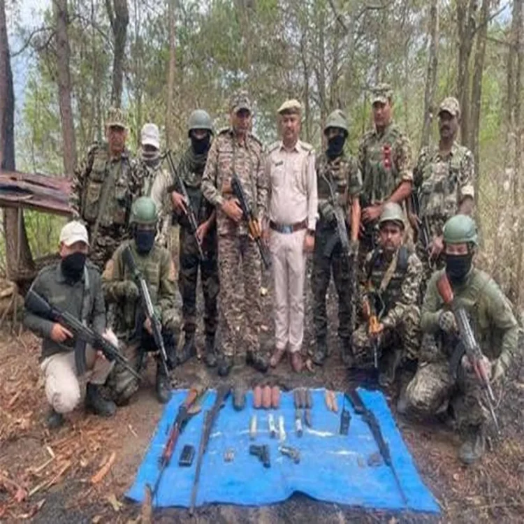 Manipur security forces weapons seizure