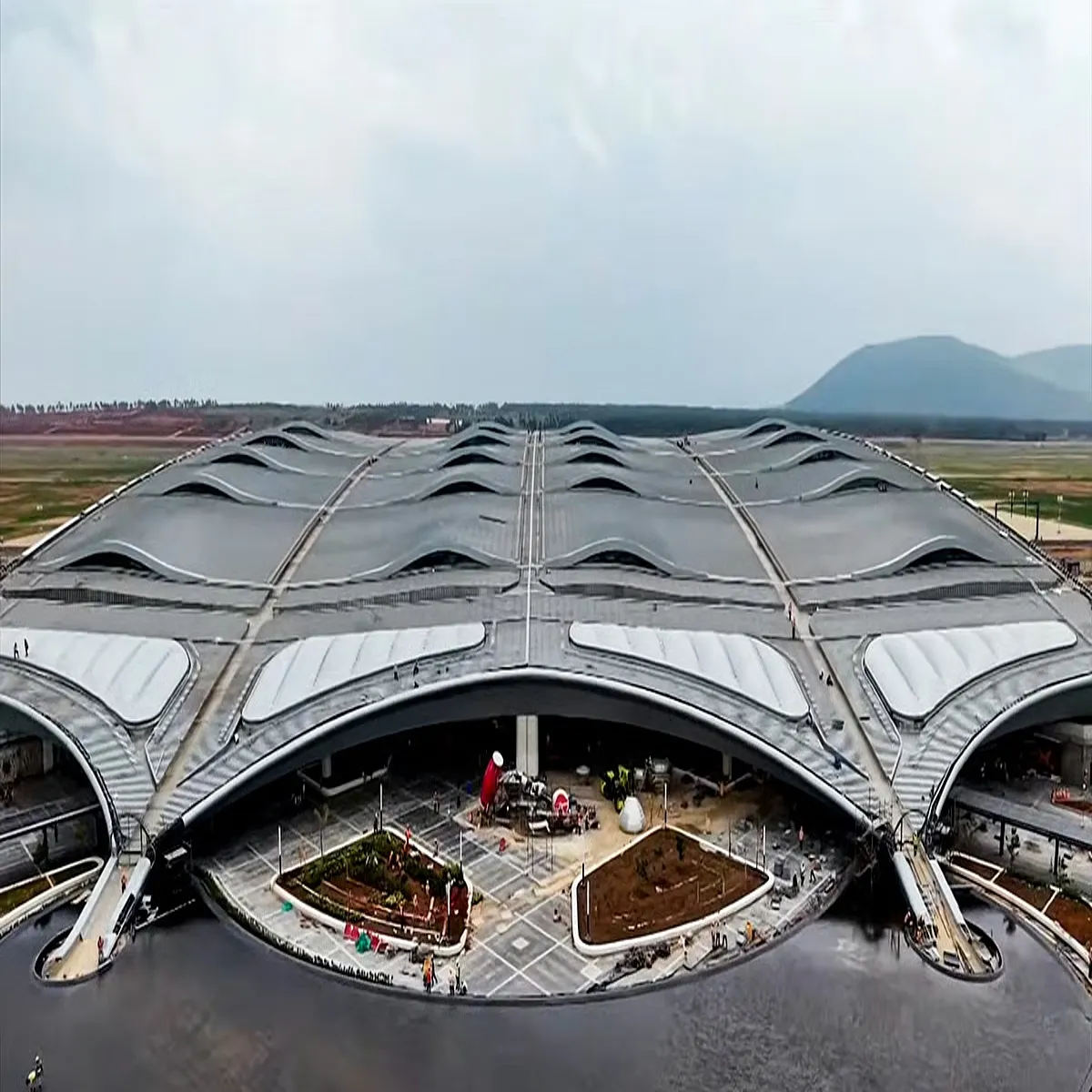 Bhogapuram airport minister credits chandrababu naidu