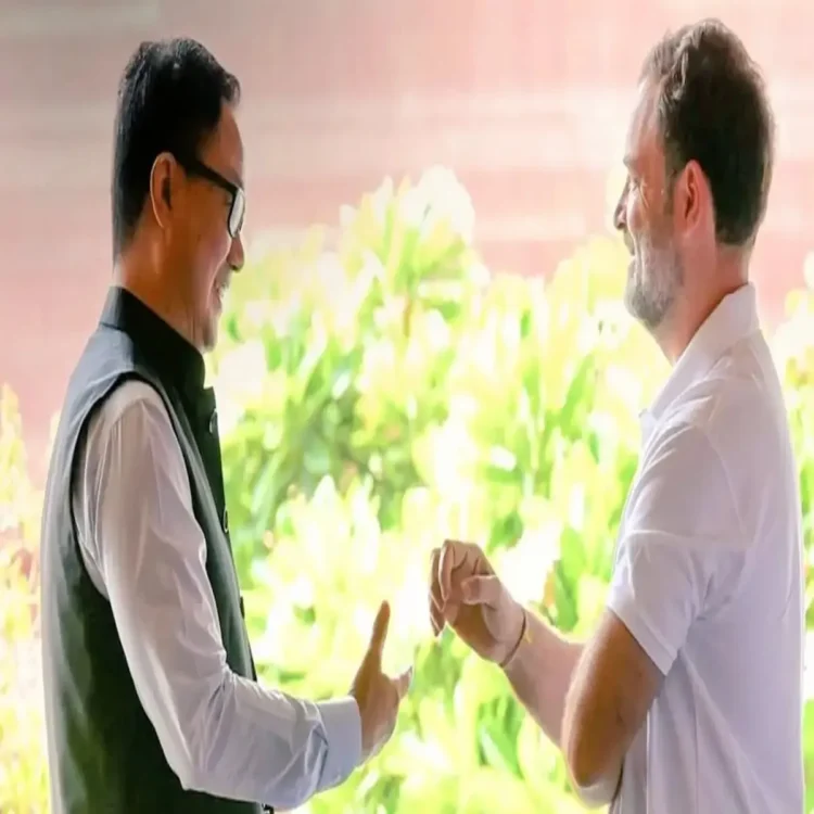 Parliament rijiju rahul gandhi deadlock