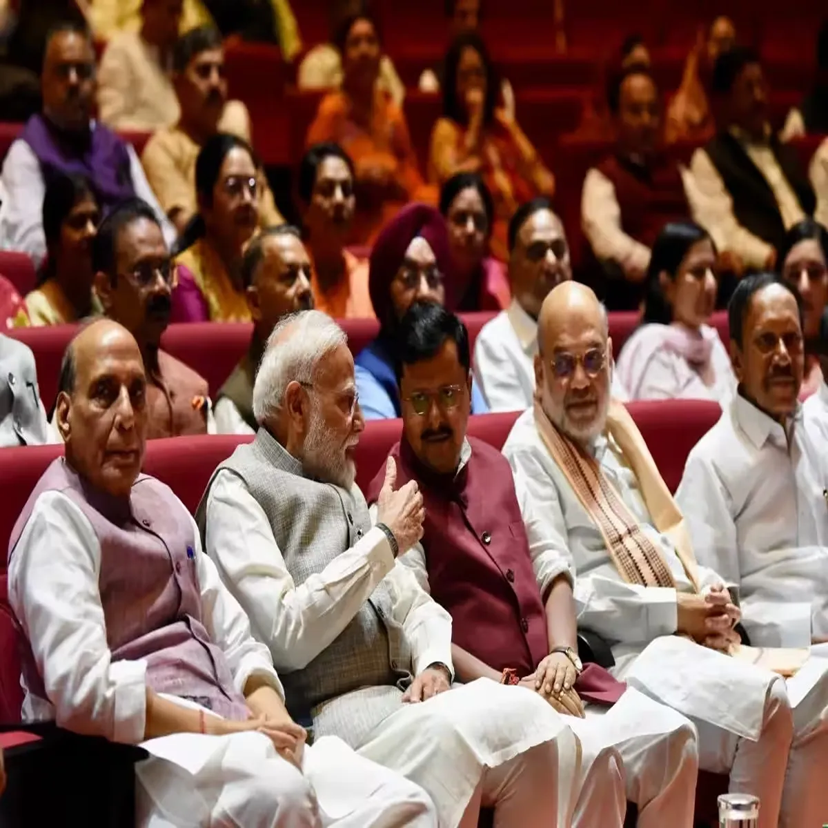 Politics modi meet newly elected nda