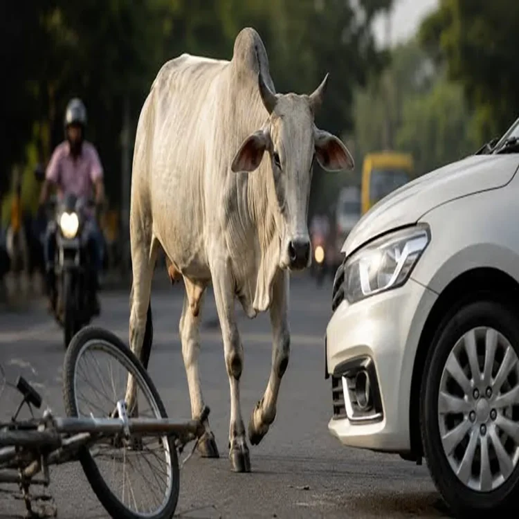 Road safety stray cattle compensation