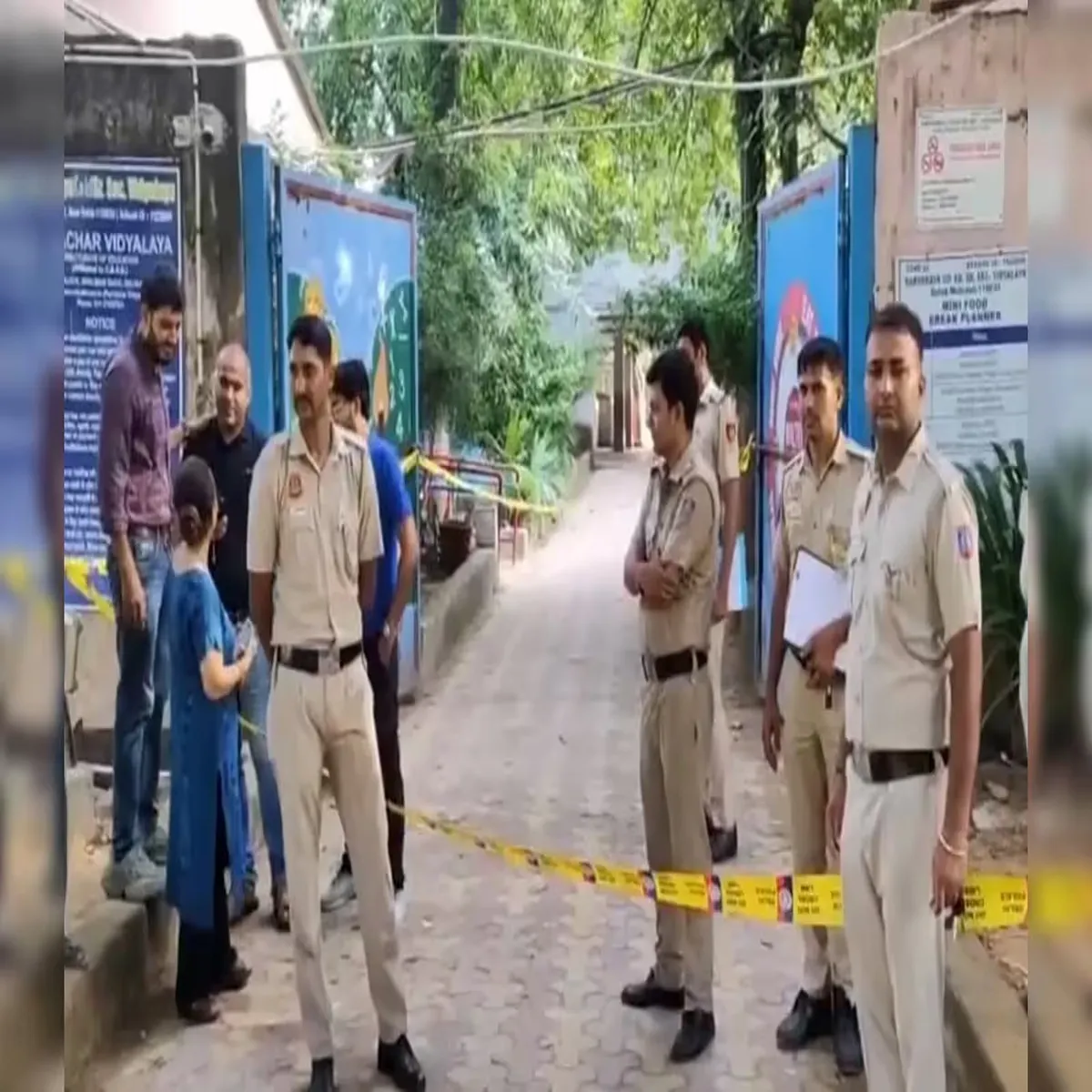 School security delhi schools evacuated after
