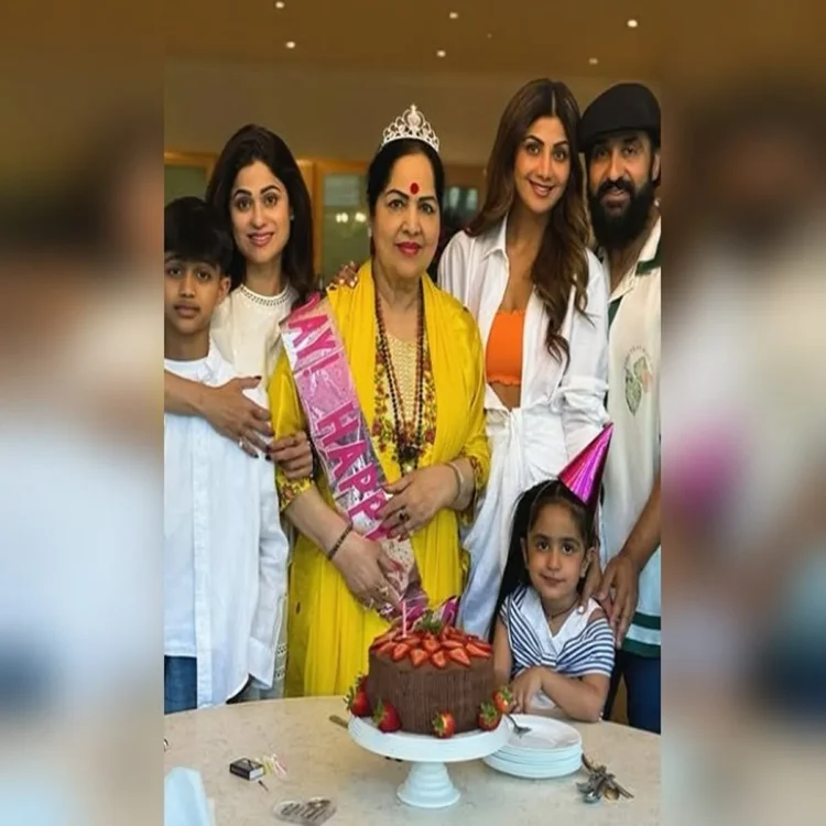 Shilpa shetty mother in law birthday