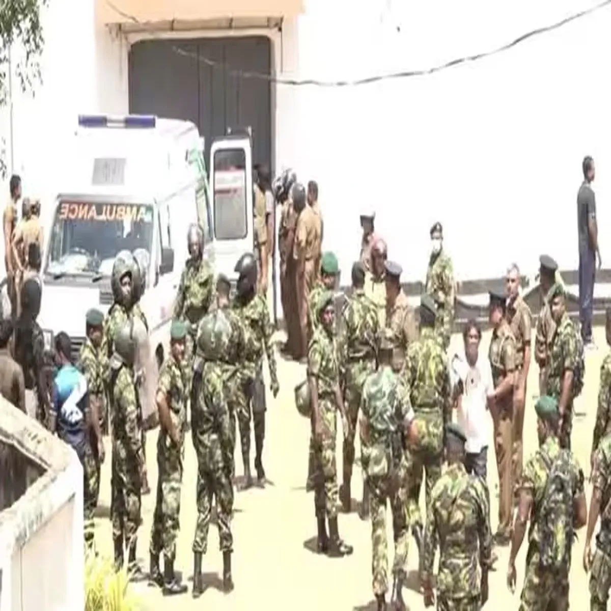 Prison sri lanka deploys troops after