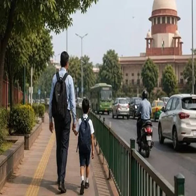 Supreme court pedestrian space