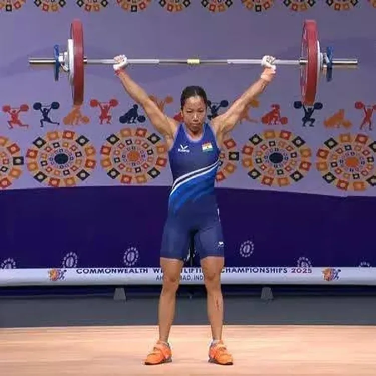 Weightlifting mirabai ahmedabad welcome
